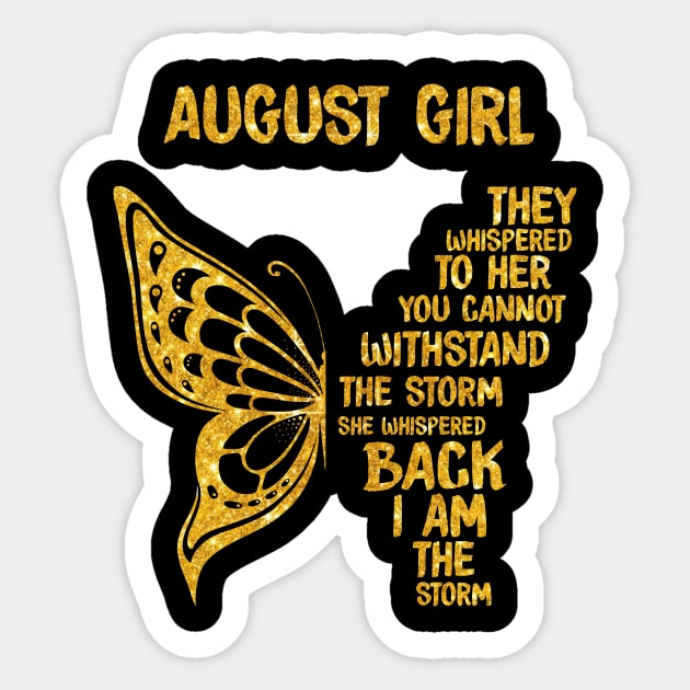 T shirt hot sale august girl